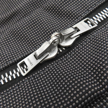 エルメス HERMES エールライントート MM グレー キャンバス トートバッグ シルバー金具 鍵・カデナ欠品