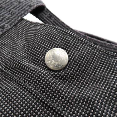 エルメス HERMES エールライントート MM グレー キャンバス トートバッグ シルバー金具 鍵・カデナ欠品