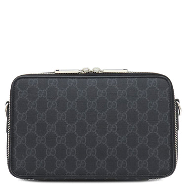 グッチ GUCCI GG ブラック スモール 792456 ブラック GGスプリームキャンバス ショルダーバッグ シルバー金具 黒 青 赤 ウェブストライプ