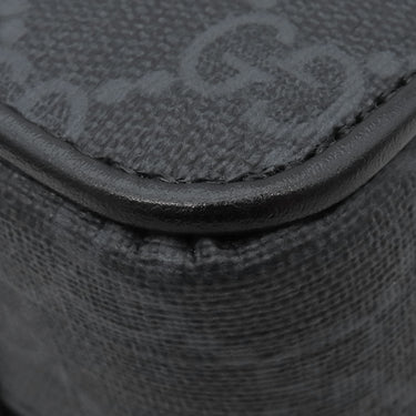 グッチ GUCCI GG ブラック スモール 792456 ブラック GGスプリームキャンバス ショルダーバッグ シルバー金具 黒 青 赤 ウェブストライプ