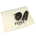 フェンディ FENDI ズッカ バゲット フォールダブル 8BH418 ブラウン キャンバス ショルダーバッグ シルバー金具 茶 フラグメントコラボ ハンドバッグ トート