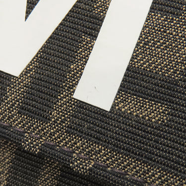 フェンディ FENDI ズッカ バゲット フォールダブル 8BH418 ブラウン キャンバス ショルダーバッグ シルバー金具 茶 フラグメントコラボ ハンドバッグ トート