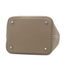 エルメス HERMES ピコタンロックMM エトゥープ トリヨンクレマンス ハンドバッグ シルバー金具 グレージュ