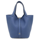 エルメス HERMES ピコタンロックPM ブルータイ トリヨンクレマンス ハンドバッグ ゴールド金具 新品 未使用 青