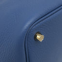 エルメス HERMES ピコタンロックPM ブルータイ トリヨンクレマンス ハンドバッグ ゴールド金具 新品 未使用 青