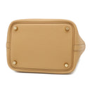 エルメス HERMES ピコタンロックPM ビスキュイ トリヨンクレマンス ハンドバッグ ゴールド金具 新品 未使用 茶