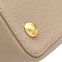 ルイヴィトン LOUIS VUITTON カプシーヌMM ベージュ トリヨンレザー 2WAYバッグ ゴールド金具 グレージュ ハンドバッグ ショルダーバッグ スタッズ