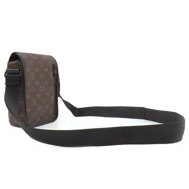 ルイヴィトン LOUIS VUITTON アーチー メッセンジャー M46442 モノグラムマカサー モノグラムマカサー ショルダーバッグ ブラック金具 茶