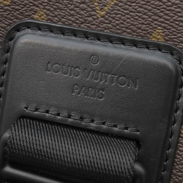 ルイヴィトン LOUIS VUITTON アーチー メッセンジャー M46442 モノグラムマカサー モノグラムマカサー ショルダーバッグ ブラック金具 茶