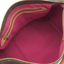 ルイヴィトン LOUIS VUITTON スピーディ30 M41989 モノグラムベイ モノグラムキャンバス ハンドバッグ ゴールド金具 茶 ピンク ボストン チェーン柄 鍵・パドロック欠品
