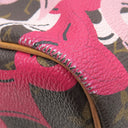 ルイヴィトン LOUIS VUITTON スピーディ30 M41989 モノグラムベイ モノグラムキャンバス ハンドバッグ ゴールド金具 茶 ピンク ボストン チェーン柄 鍵・パドロック欠品