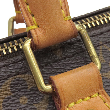 ルイヴィトン LOUIS VUITTON スピーディ30 M41989 モノグラムベイ モノグラムキャンバス ハンドバッグ ゴールド金具 茶 ピンク ボストン チェーン柄 鍵・パドロック欠品