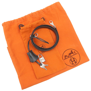 エルメス HERMES ケリー28 外縫い グラファイト ボックスカーフ 2WAYバッグ シルバー金具 灰色