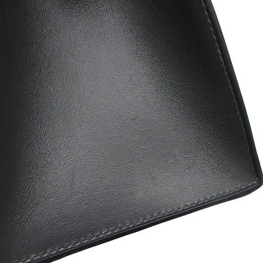 エルメス HERMES ケリー28 外縫い グラファイト ボックスカーフ 2WAYバッグ シルバー金具 灰色