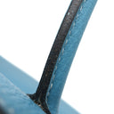 エルメス HERMES バーキン35 ブルージーン トゴ ハンドバッグ シルバー金具 青