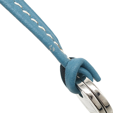 エルメス HERMES バーキン35 ブルージーン トゴ ハンドバッグ シルバー金具 青