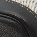 エルメス HERMES ガーデンパーティーPM ボルデュック グレー×ブラック トワルアッシュ ネゴンダ トートバッグ シルバー金具 黒 ボルデュックリボン トワルH