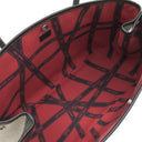 エルメス HERMES ガーデンパーティーPM ボルデュック グレー×ブラック トワルアッシュ ネゴンダ トートバッグ シルバー金具 黒 ボルデュックリボン トワルH