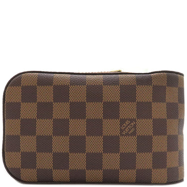 ルイヴィトン LOUIS VUITTON ジェロニモス N51994 ダミエ ダミエキャンバス ボディバッグ ゴールド金具 茶 ウエストバッグ