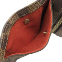 ルイヴィトン LOUIS VUITTON ジェロニモス N51994 ダミエ ダミエキャンバス ボディバッグ ゴールド金具 茶 ウエストバッグ
