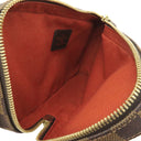 ルイヴィトン LOUIS VUITTON ジェロニモス N51994 ダミエ ダミエキャンバス ボディバッグ ゴールド金具 茶 ウエストバッグ