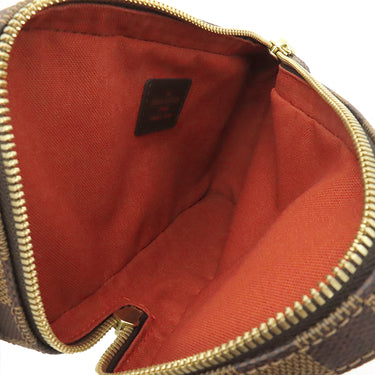 ルイヴィトン LOUIS VUITTON ジェロニモス N51994 ダミエ ダミエキャンバス ボディバッグ ゴールド金具 茶 ウエストバッグ