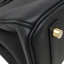 エルメス HERMES バーキン25 ブラック トゴ ハンドバッグ マットゴールド金具 新品 未使用 黒