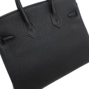 エルメス HERMES バーキン25 ブラック トゴ ハンドバッグ マットゴールド金具 新品 未使用 黒