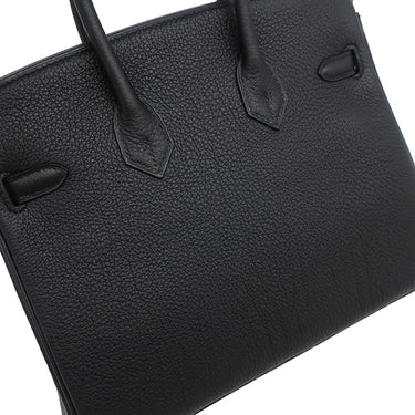 エルメス HERMES バーキン25 ブラック トゴ ハンドバッグ マットゴールド金具 新品 未使用 黒