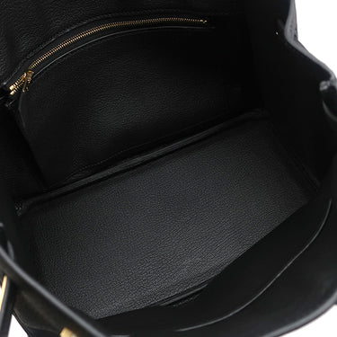 エルメス HERMES バーキン25 ブラック トゴ ハンドバッグ マットゴールド金具 新品 未使用 黒