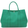 エルメス HERMES ガーデンパーティーPM ヴェールジェイド ヴォーエプソン トートバッグ シルバー金具 緑