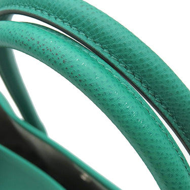 エルメス HERMES ガーデンパーティーPM ヴェールジェイド ヴォーエプソン トートバッグ シルバー金具 緑