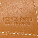 エルメス HERMES パドック ボンベイ オレンジ×クレ×ナチュラルサブレ ヴォースイフト ヴォーバトラー バッグチャーム アイボリー 茶 帽子