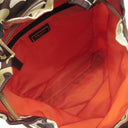 プラダ PRADA カモフラージュ柄 ショルダー 2VL028 SABBIA ナイロン レザー 2WAYバッグ シルバー金具 ベージュ 茶 黒 TESSUTO CAMOUFL ヒップバッグ