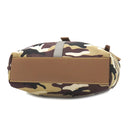 プラダ PRADA カモフラージュ柄 ショルダー 2VL028 SABBIA ナイロン レザー 2WAYバッグ シルバー金具 ベージュ 茶 黒 TESSUTO CAMOUFL ヒップバッグ