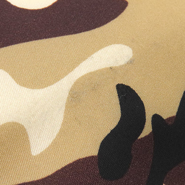 プラダ PRADA カモフラージュ柄 ショルダー 2VL028 SABBIA ナイロン レザー 2WAYバッグ シルバー金具 ベージュ 茶 黒 TESSUTO CAMOUFL ヒップバッグ