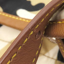 プラダ PRADA カモフラージュ柄 ショルダー 2VL028 SABBIA ナイロン レザー 2WAYバッグ シルバー金具 ベージュ 茶 黒 TESSUTO CAMOUFL ヒップバッグ