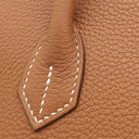 エルメス HERMES バーキン30 ゴールド トゴ ハンドバッグ シルバー金具 新品 未使用 茶