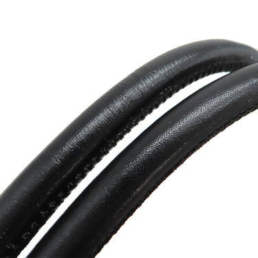 シャネル CHANEL カンボンライン ミディアム A25167 ブラック レザー エナメル トートバッグ シルバー金具 黒 ピンク キルティング ココマーク