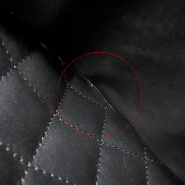 シャネル CHANEL カンボンライン ミディアム A25167 ブラック レザー エナメル トートバッグ シルバー金具 黒 ピンク キルティング ココマーク