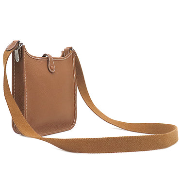 エルメス HERMES エヴリンTPM ゴールド トリヨンクレマンス ショルダーバッグ シルバー金具 新品 未使用 茶