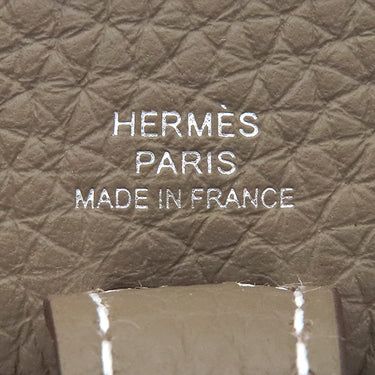 エルメス HERMES エヴリンTPM アマゾン エトゥープ×ブルーインディゴ トリヨンクレマンス ショルダーバッグ シルバー金具 新品 未使用 グレージュ
