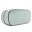 エルメス HERMES エスカル マリン コットン アニョー ポーチ シルバー金具 コスメポーチ