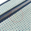 エルメス HERMES エスカル マリン コットン アニョー ポーチ シルバー金具 コスメポーチ