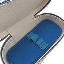 エルメス HERMES エスカル マリン コットン アニョー ポーチ シルバー金具 コスメポーチ