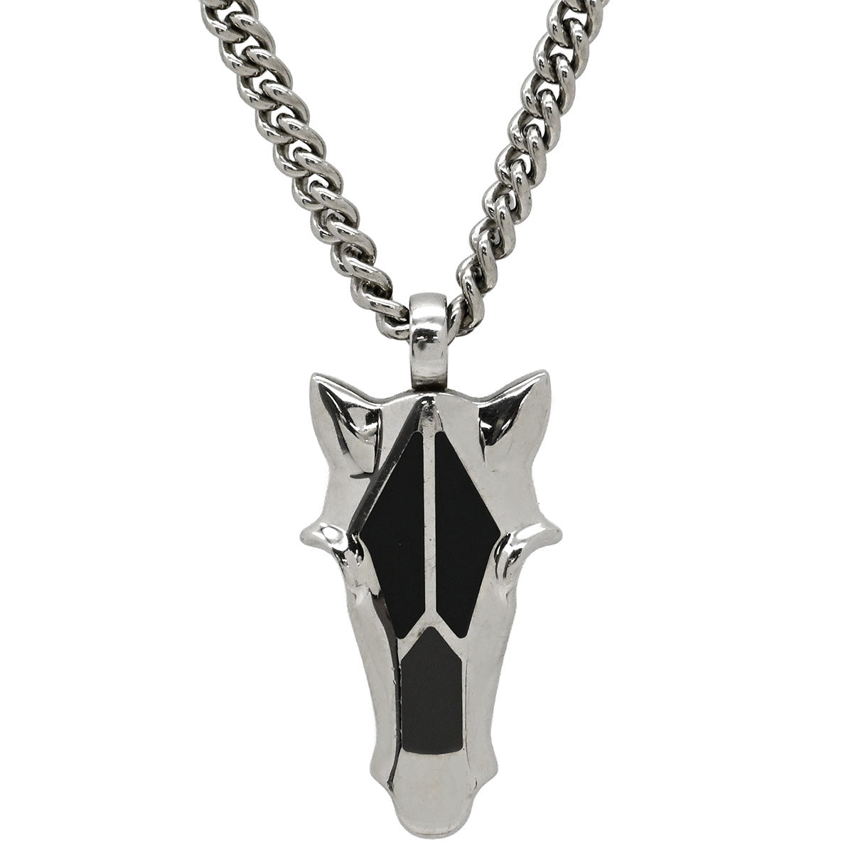 エルメス HERMES デストリエ ホースヘッド ブラックXシルバー