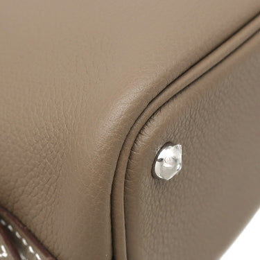 エルメス HERMES ボリード1923 ミニ エトゥープ エバーカラー 2WAYバッグ シルバー金具 新品 未使用 グレージュ