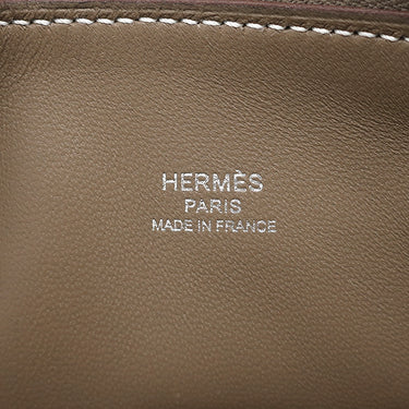 エルメス HERMES ボリード1923 ミニ エトゥープ エバーカラー 2WAYバッグ シルバー金具 新品 未使用 グレージュ