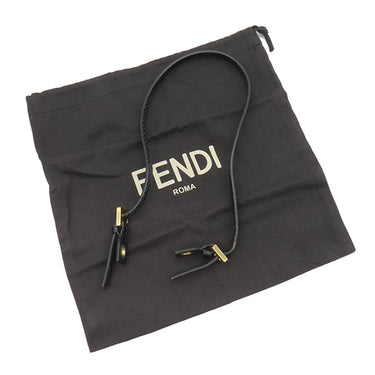 フェンディ FENDI ミニ バゲット 1997 8BS049 ブラウン×ブラック キャンバス パイソン ショルダーバッグ ゴールド金具 茶 ズッカ FF