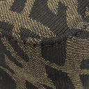 フェンディ FENDI ミニ バゲット 1997 8BS049 ブラウン×ブラック キャンバス パイソン ショルダーバッグ ゴールド金具 茶 ズッカ FF